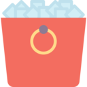 food and restaurant,box,Tools and utensils,ice,ice cubes,bucket,ice bucket,ice box